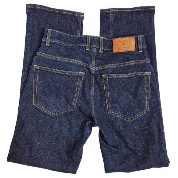 Gant Men's Jason Normal Waist Regular Fit Dark Wah Jean's in a Size 30x32 - Picture 10 of 15